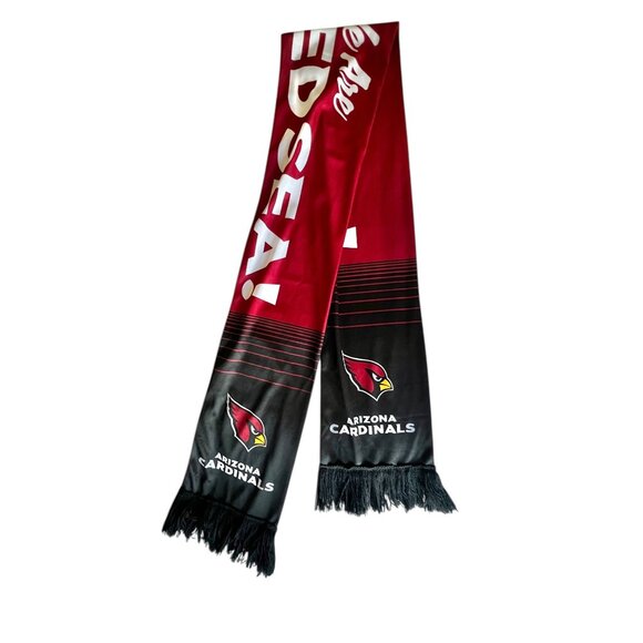Arizona Cardinals "We Are The Red Sea" 60"x6.25" Fan Scarf With Fringe - Picture 3 of 5